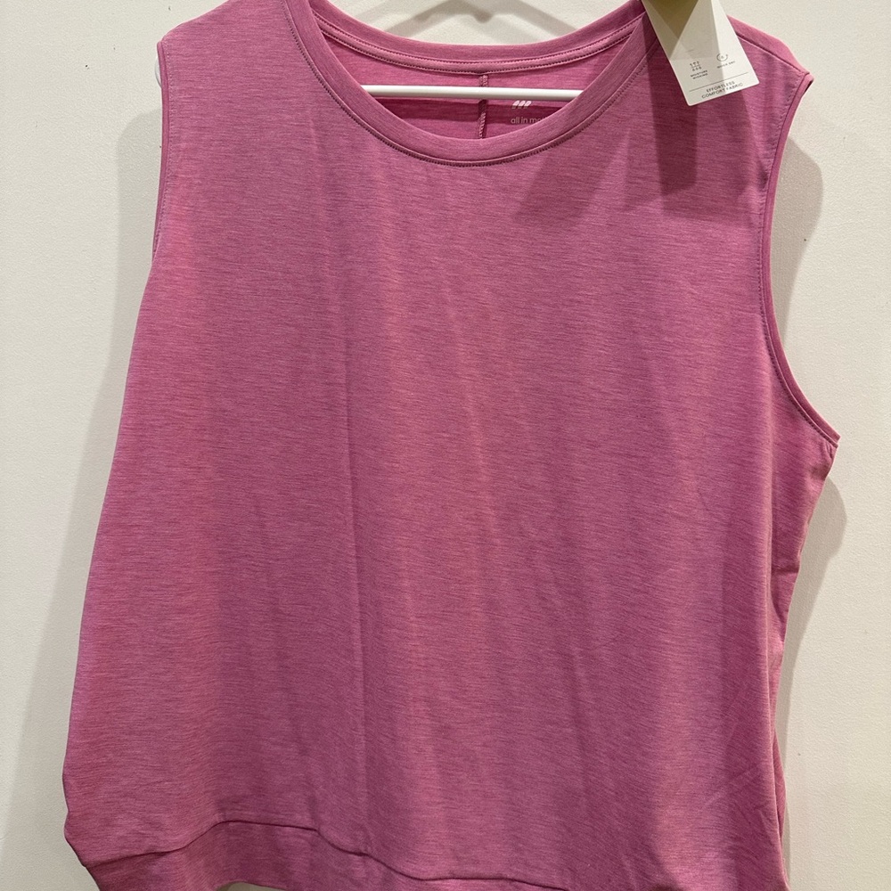 All in Motion Purple Sleeveless Muscle Tee